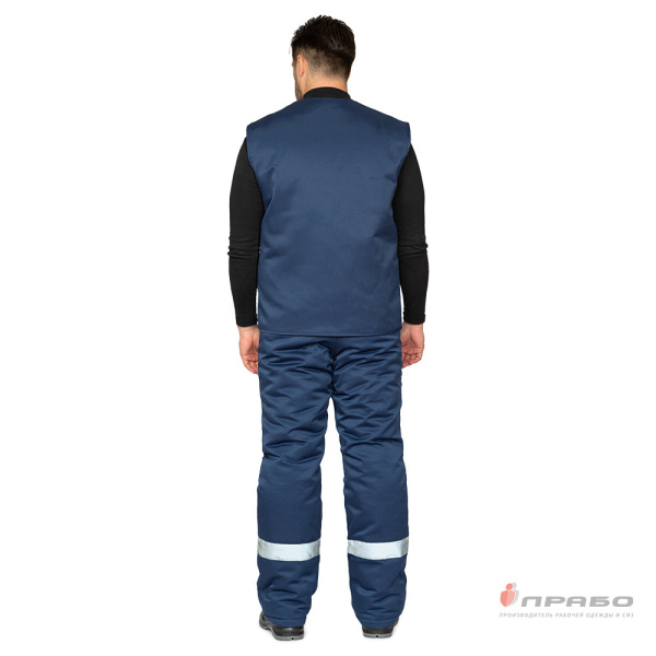 Жилет универсальный утеплённый "Универсал" тёмно-синий