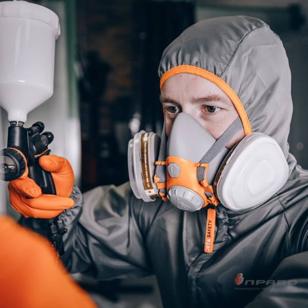 Полумаска Jeta Safety 6500 с обтюратором из силикона (без фильтров)