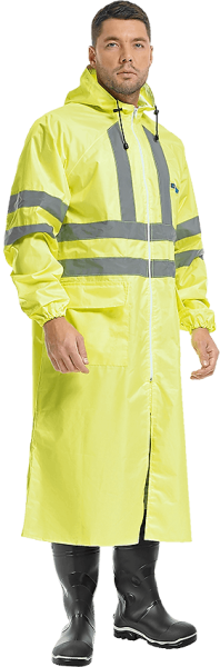 Плащ EXTRA-VISION WPL влагозащитный флуоресцентный желтый