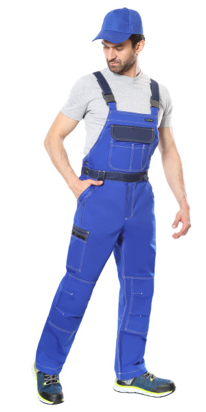 Полукомбинезон СИРИУС-ПРЕСТИЖ васильковый с синим