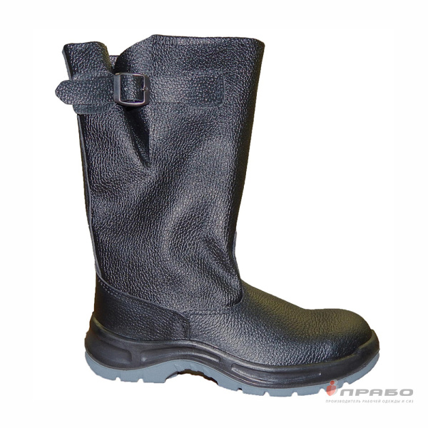 Сапоги "Викинг" с подошвой ПУ/ТПУ чёрные (искусственный мех)