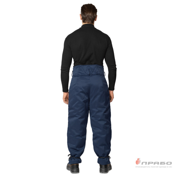 Брюки мужские зимние РЖД тёмно-синие