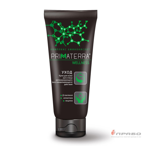 Регенерирующий-восстанавливающий крем для рук и лица Primaterra Wellness, туба 100 мл