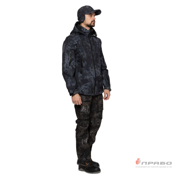 Куртка мужская Tactical КМФ питон ночь