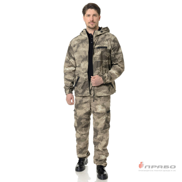 Костюм мужской "Турист" ТиСи КМФ бежевые облака