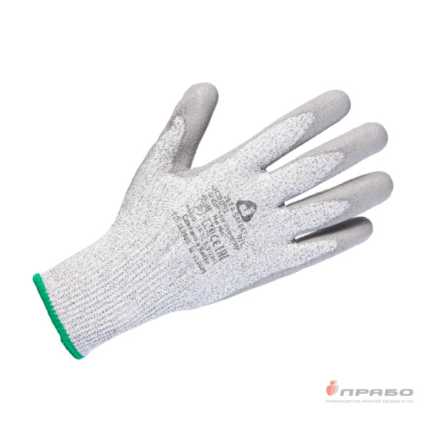 Перчатки для защиты от порезов c полиуретановым покрытием Jeta Safety JCP051