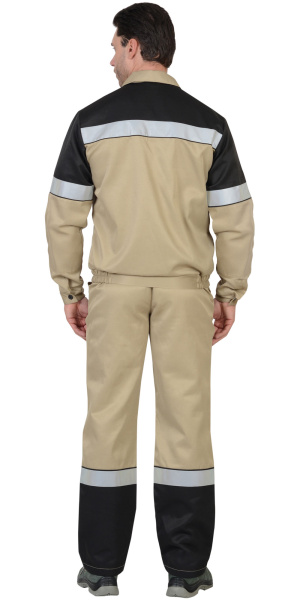 Костюм СИРИУС-ЛЕГИОНЕР куртка, п/к песочный с черным СОП 50мм