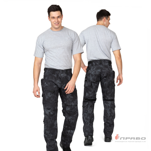 Брюки мужские Tactical Lux КМФ питон ночь