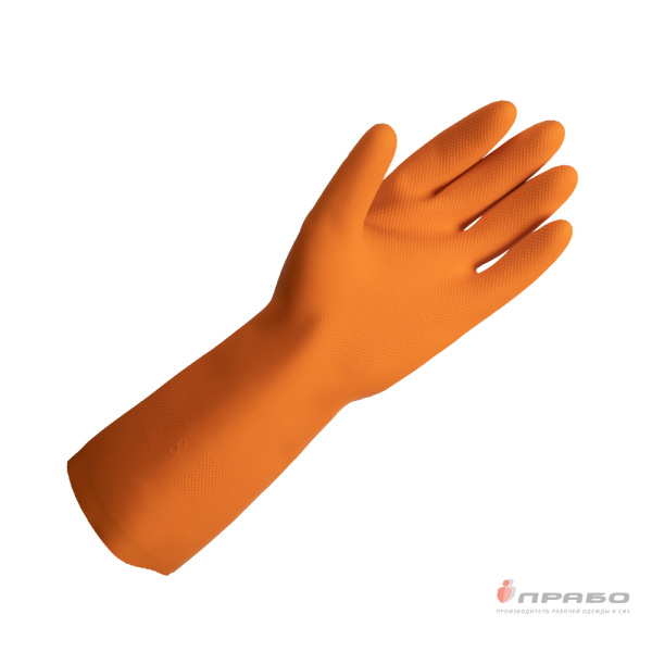Перчатки химстойкие латексные JCH-401