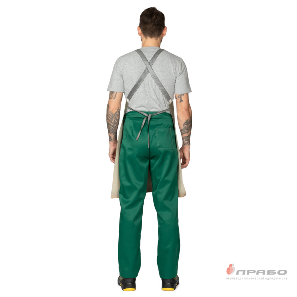 Фартук прорезиненный с нагрудником кислотощелочестойкий