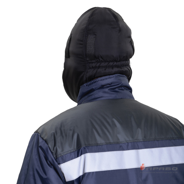 Шапка-ушанка на флисе чёрная