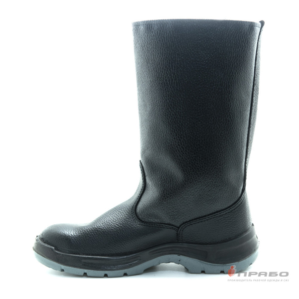Сапоги "Викинг" с подошвой ПУ/ТПУ и МП чёрные (искусственный мех)