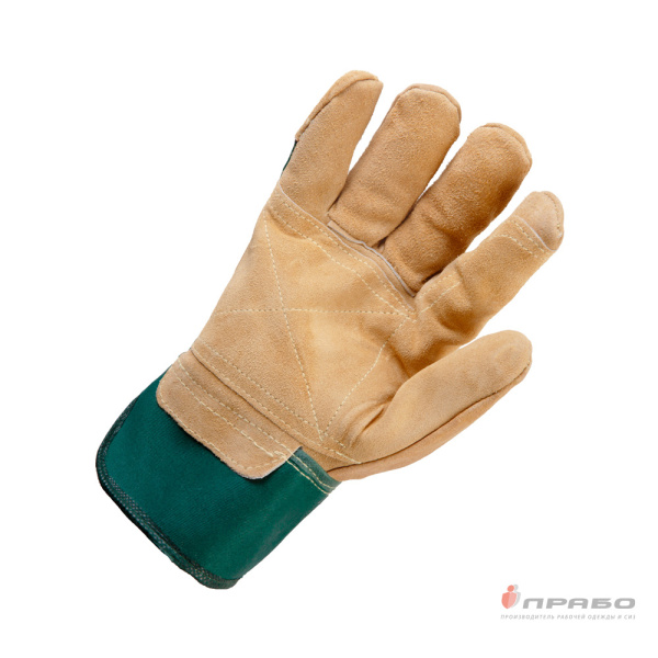 Перчатки комбинированные со спилком утеплённые Jeta Safety JSL501 (флис)