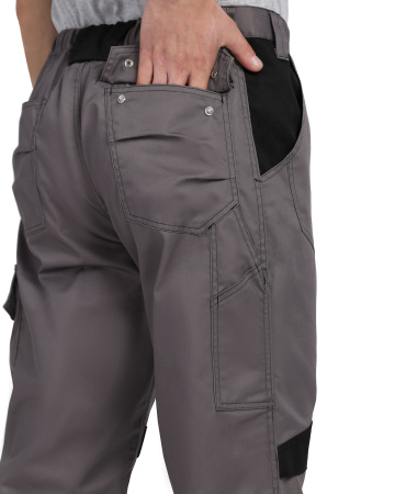 Брюки СИРИУС-ЦИТРИН ср.серый с черным