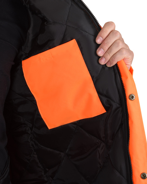 Куртка СИРИУС-АТЛАС утепленная, фл. оранжевый, СОП