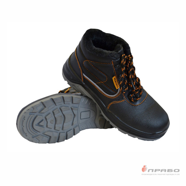 Ботинки Paredes с подошвой ПУ/ПУ, МП и МС чёрные (искусственный мех)