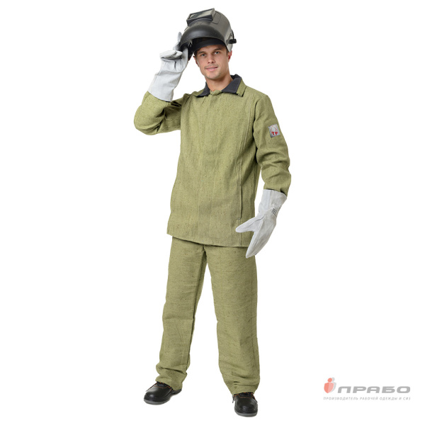 Костюм сварщика брезентовый (куртка и брюки)