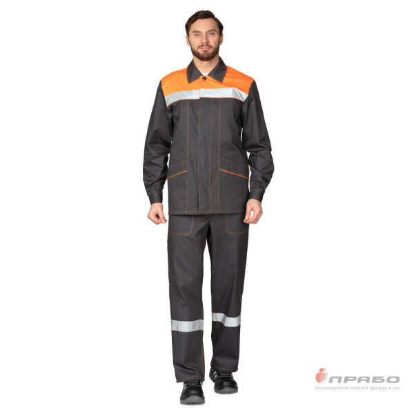 Костюм рабочий летний "КСМ 02-01 ЛО/4" (куртка и полукомбинезон)