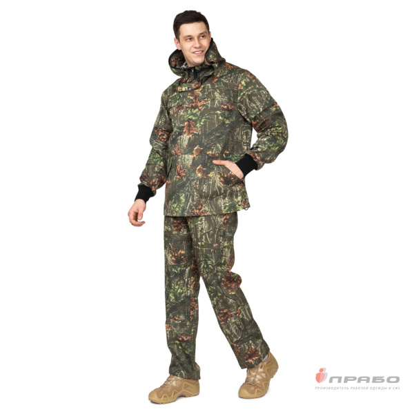 Костюм летний противоэнцефалитный камуфлированный осенний клён (куртка и брюки)