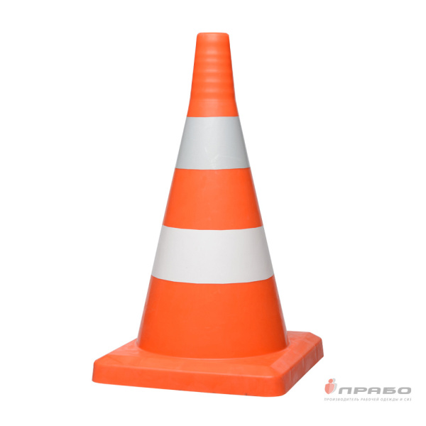 Конус сигнальный мягкий комбинированный 520 мм оранжевый