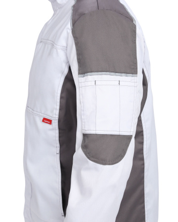 Куртка СИРИУС-ЦИТРИН белый со средне-серым