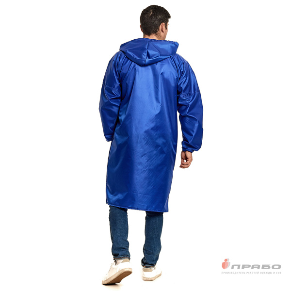 Плащ-дождевик влагозащитный "Ивент" на молнии синий