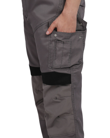 Брюки СИРИУС-ЦИТРИН ср.серый с черным