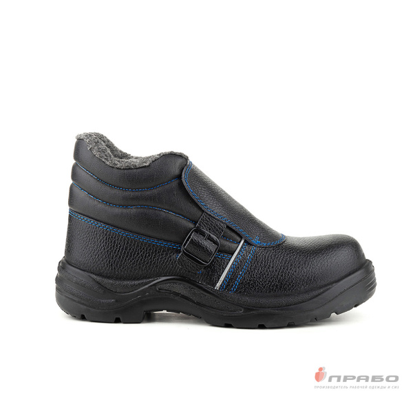 Ботинки Prosafe "Сварщик-24КНМ-1" с подошвой ПУ/нитрил и КП чёрные (шерстин)