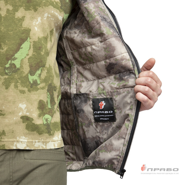 Куртка мужская демисезонная "Бомбер" КМФ песок