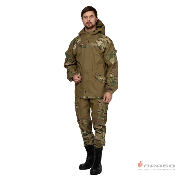 Костюм мужской "Горка-3" палатка хаки/ягель (куртка и брюки)