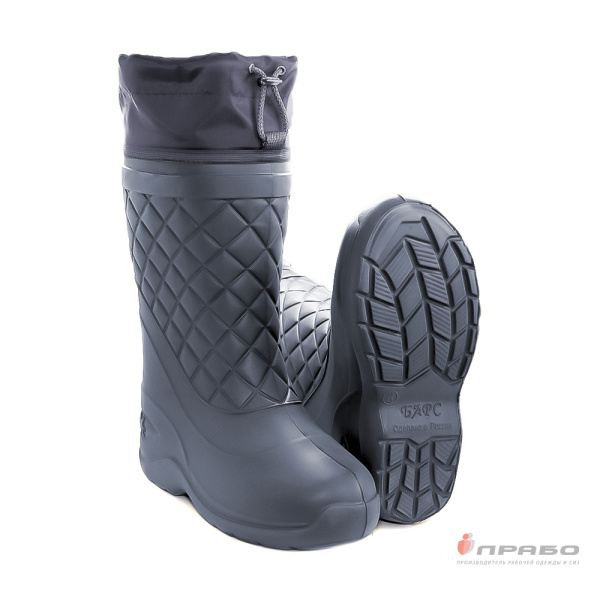 Сапоги женские утеплённые ЭВА "Барс С-051" серые (38 см)