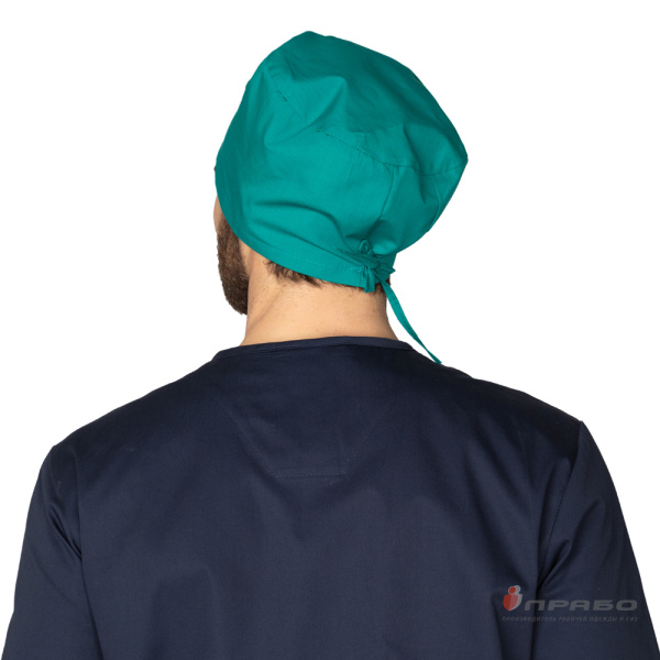 Колпак медицинский зелёный