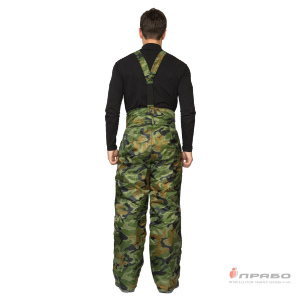 Брюки камуфлированные утеплённые мужские