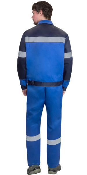 Костюм СИРИУС-ЛЕГИОНЕР куртка кор., п/к, васильковый с синим и СОП