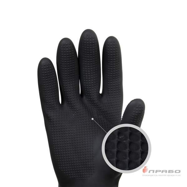 Перчатки химстойкие латексные JCH-601 Acid КЩС-2