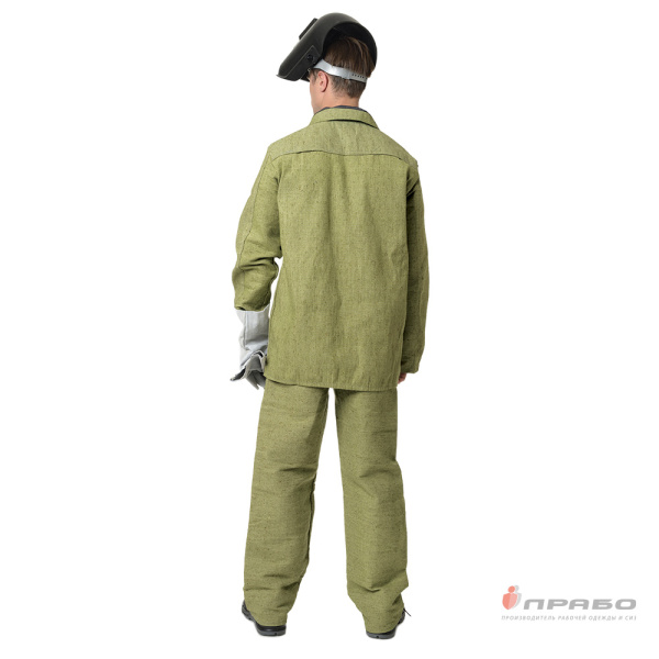 Костюм сварщика брезентовый (куртка и брюки)