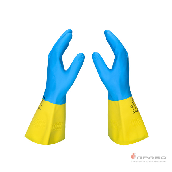 Перчатки химстойкие латекс/неопрен Scaffa Спектр