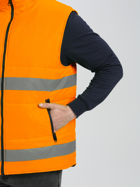 Жилет утепленный Спектр СОП (тк.Оксфорд), оранжевый