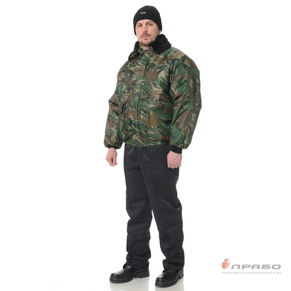 Куртка мужская утеплённая "Альфа" камуфляж кукла
