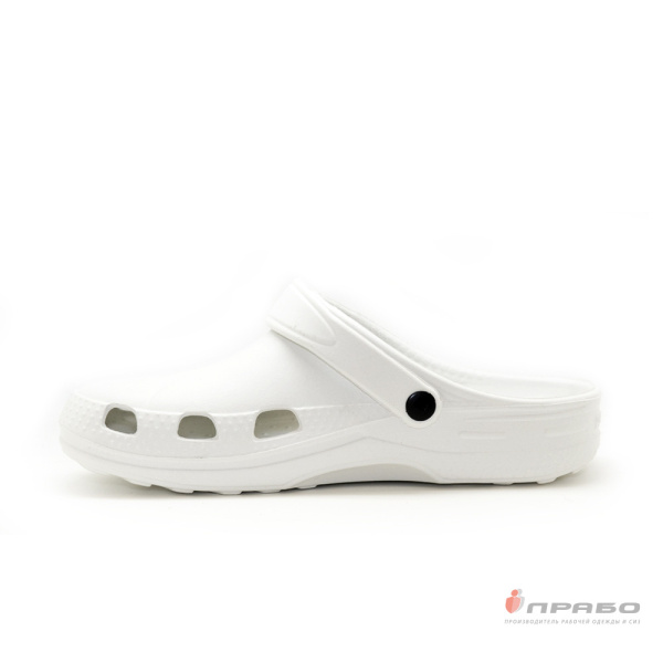 Сабо мужские из ЭВА с ремешком "Дюна 601/02М" белые