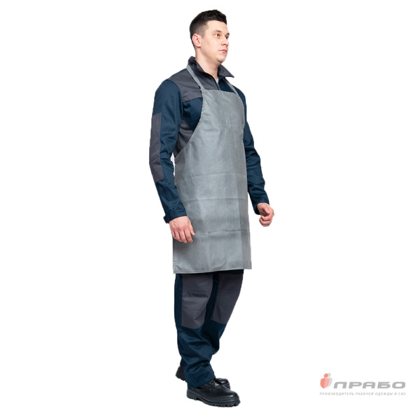 Фартук влагостойкий цельнокроенный из прорезиненной диагонали