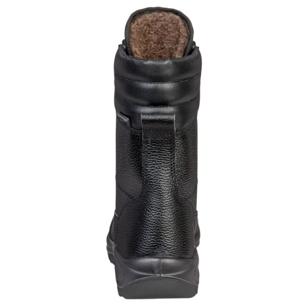 Ботинки с высоким берцем "Энфорсер 302", чёрн, шерст. мех, ПУ/ТПУ