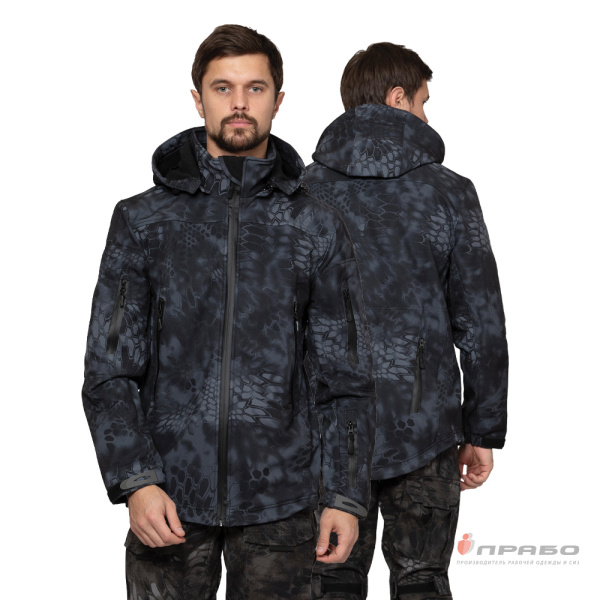 Куртка мужская Tactical КМФ питон ночь