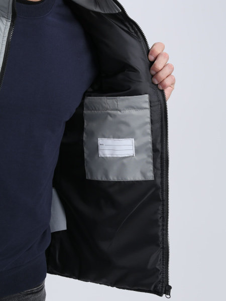 Жилет утепленный Офис (тк.Дюспо), серый