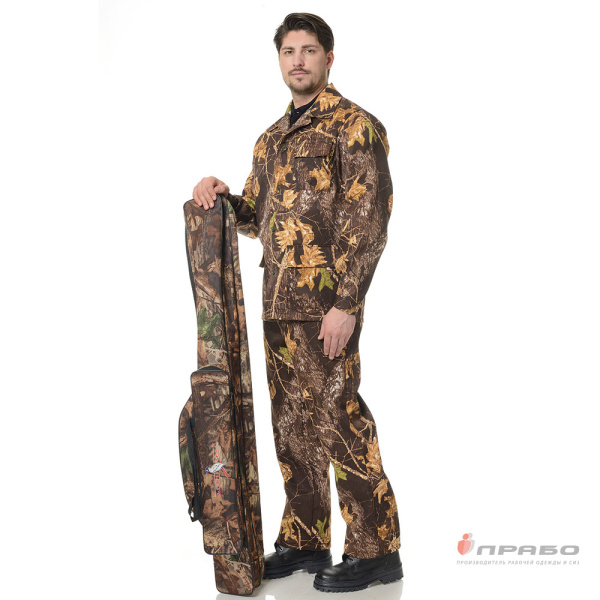 Костюм мужской "Полевой" КМФ тёмный лес (куртка и брюки)