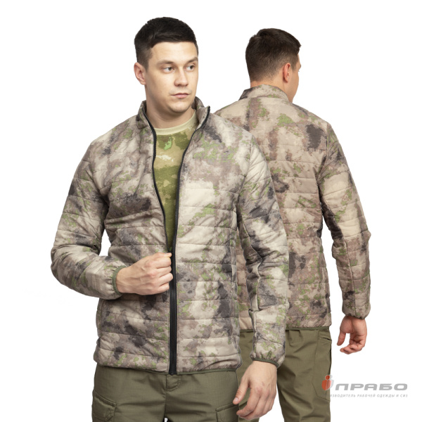 Куртка мужская демисезонная "Бомбер" КМФ песок