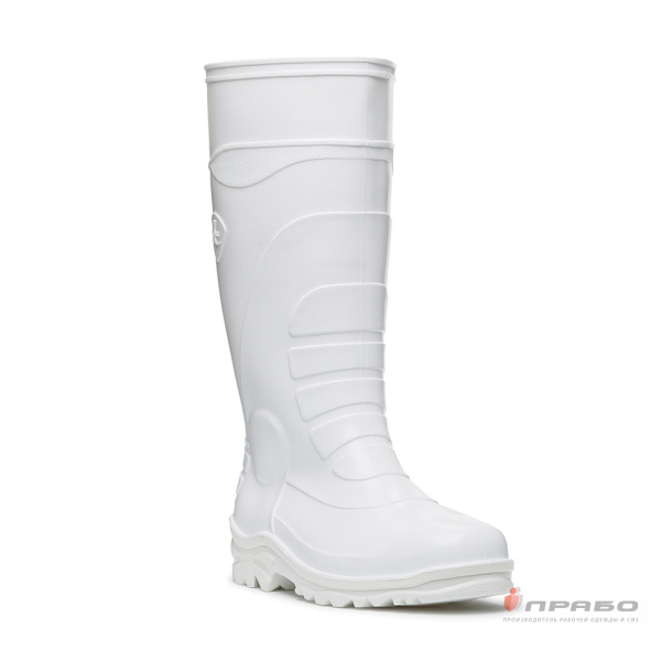 Сапоги мужские ПВХ МБС КЩС "Дюна 172Б" белые (38 см)