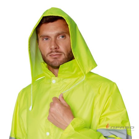 Плащ влагозащитный "Гроза" СОП лимонный