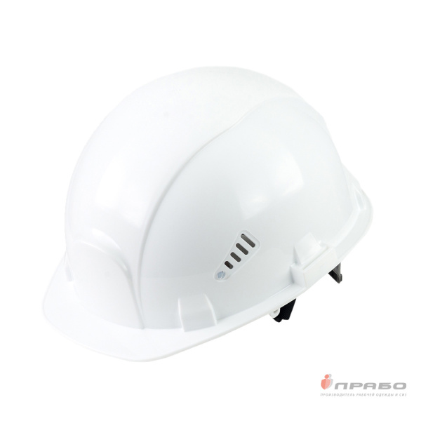 Каска защитная строительная "СОМЗ-55 Визион" с креплением для наушников белая