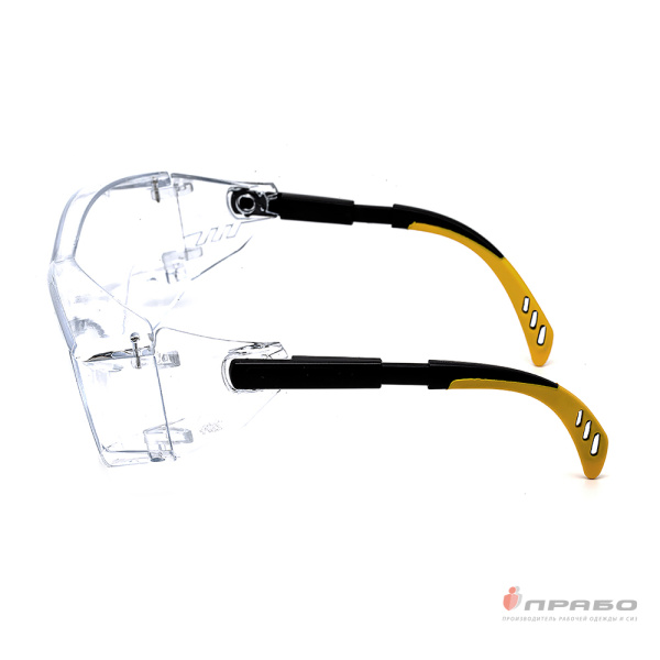 Очки защитные открытые антизапотевающие с двухсторонним покрытием "Практик" прозрачные